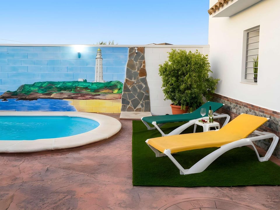 Casa con piscina privada Barbate Lugar tranquilo House in Barbate