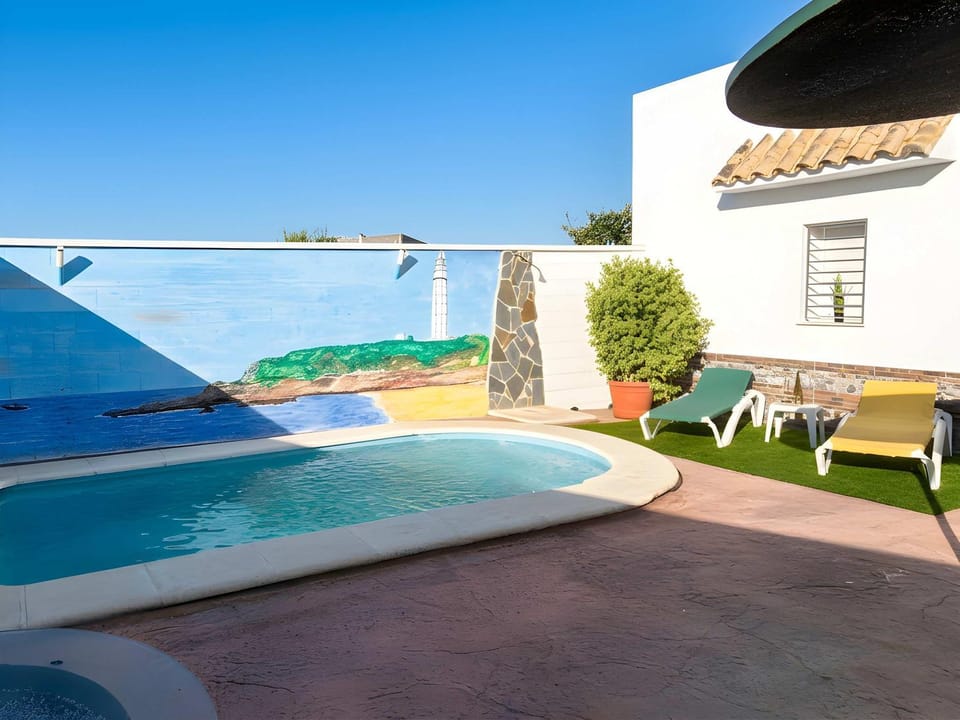 Casa con piscina privada Barbate Lugar tranquilo House in Barbate