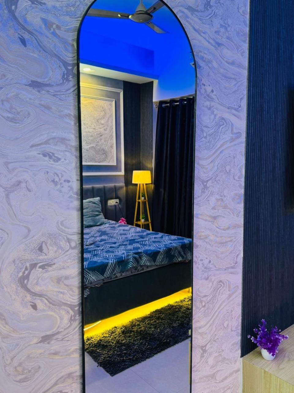 Mansion Grey Studio Apartment in Noida
