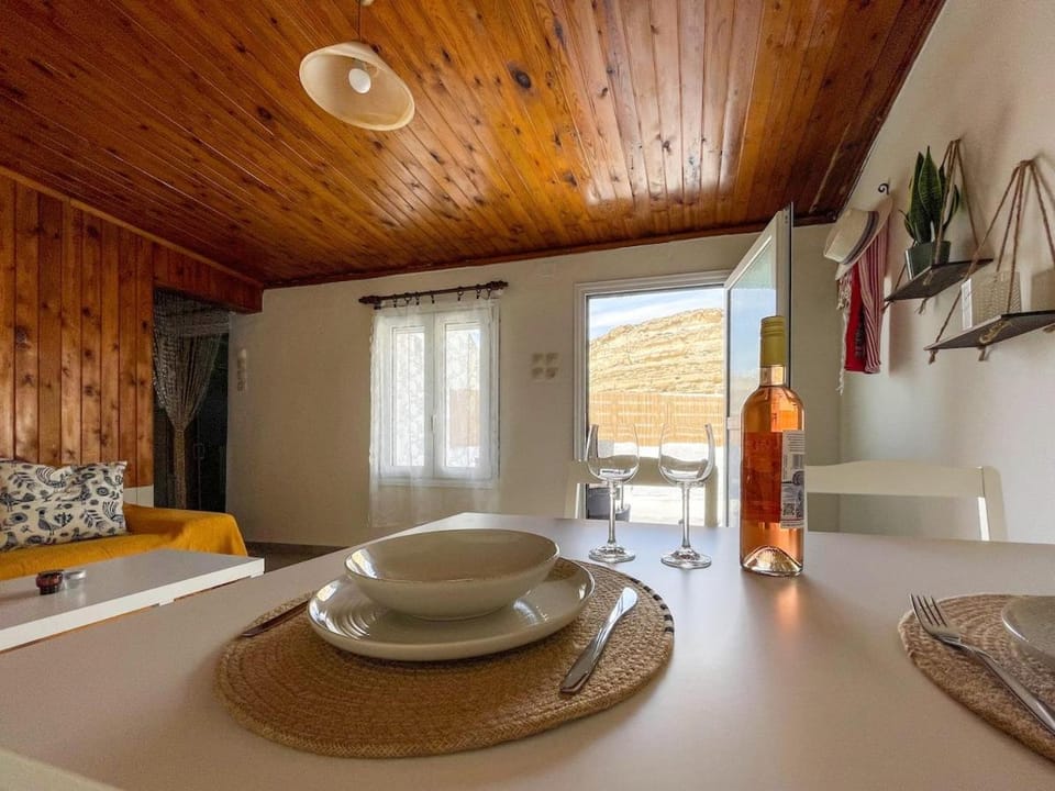 Kitchen or kitchenette, Living room, Dining area