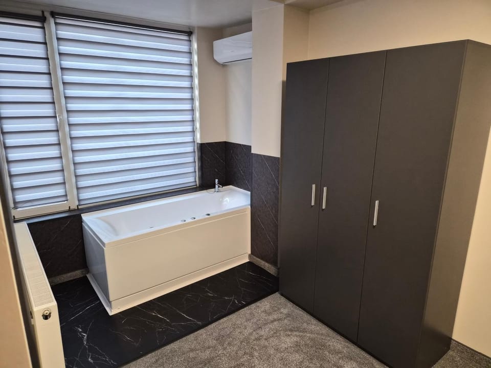 Bed, Hot Tub, Photo of the whole room, Bedroom, wardrobe, air conditioner
