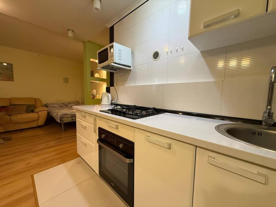 Солнечный 1 кв Студия Евро Вид на реку новый мост Apartment in Dnipro