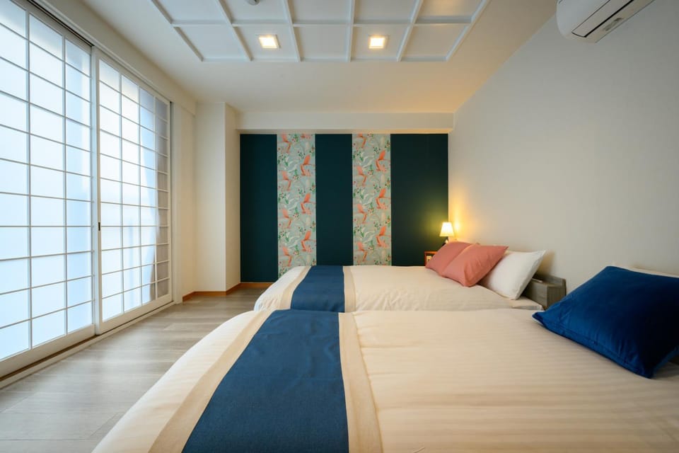 Bed, Bedroom, air conditioner