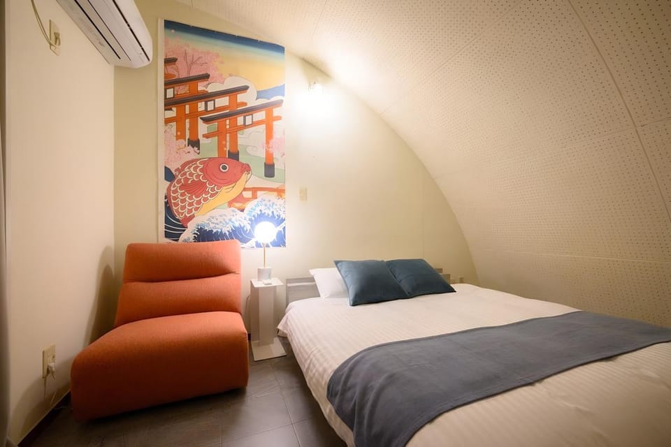 Bed, Bedroom, air conditioner