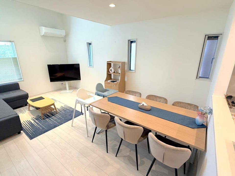New Open Riverside House for 10 Guests Near Najima Station Parking House in Fukuoka