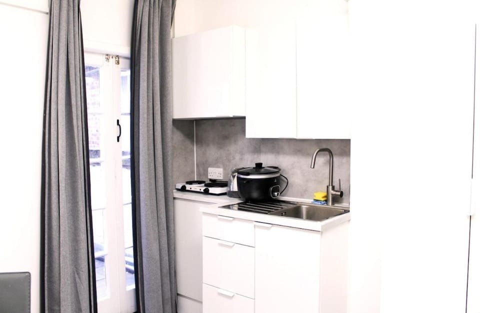 Modern Victoria Studio en-suite , Private Bath & Kitchenette, walk to Big Ben & Buckingham palace Apartment in City of Westminster