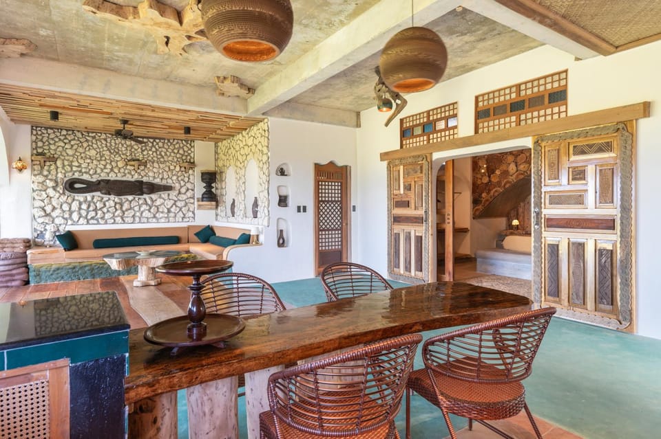Living room, kitchen