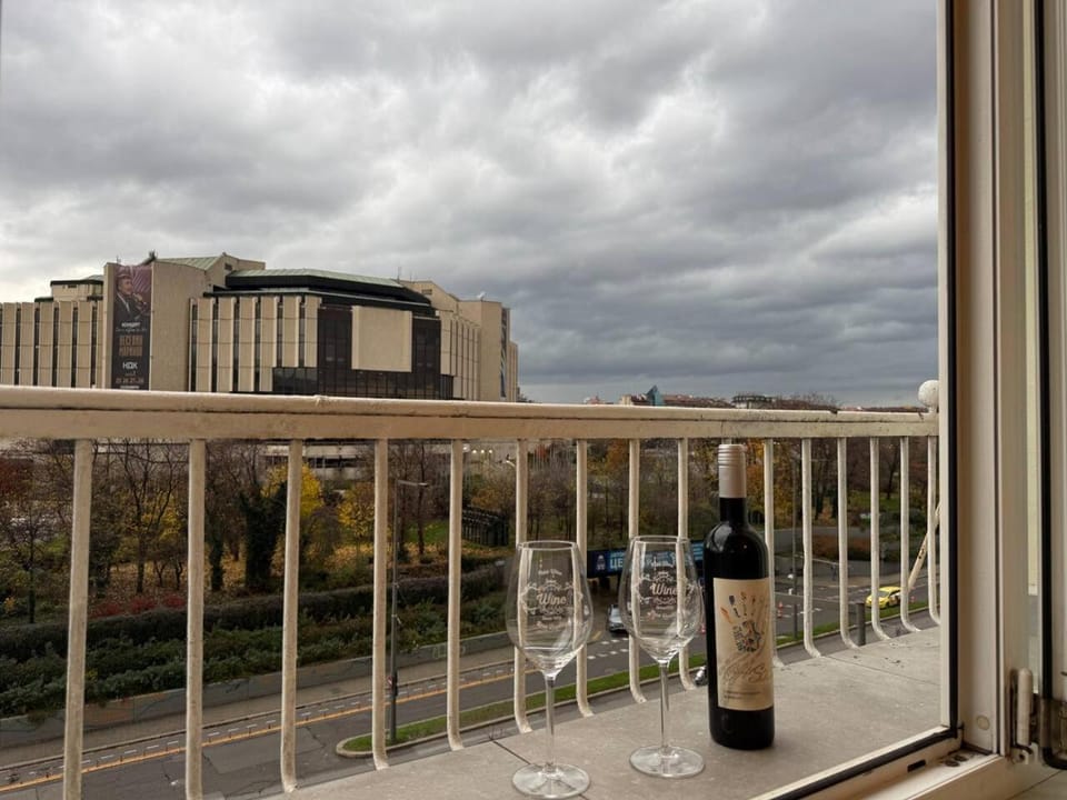Property building, Nearby landmark, Day, View (from property/room), Balcony/Terrace