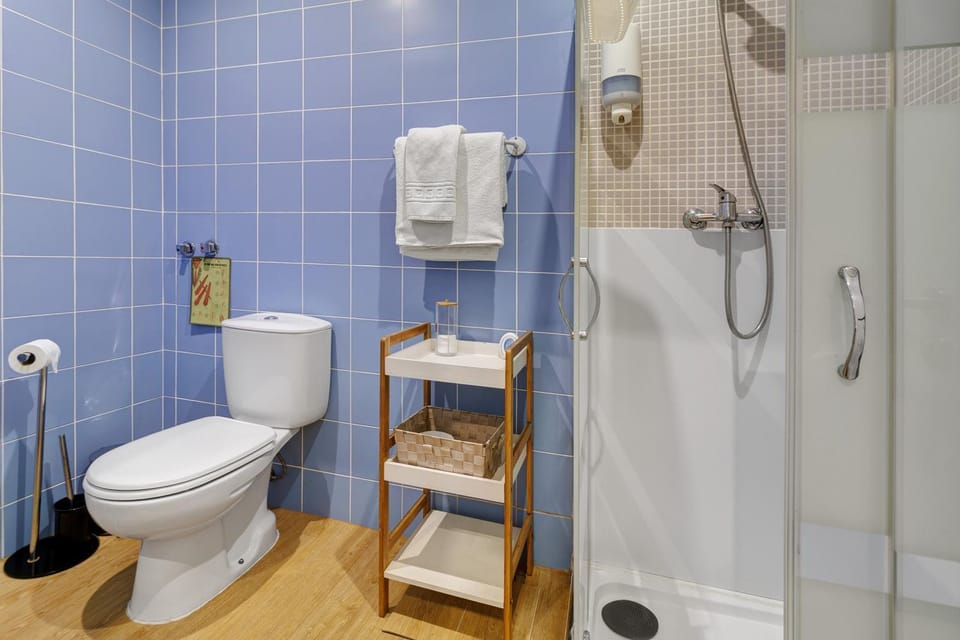 Bathroom, Living room