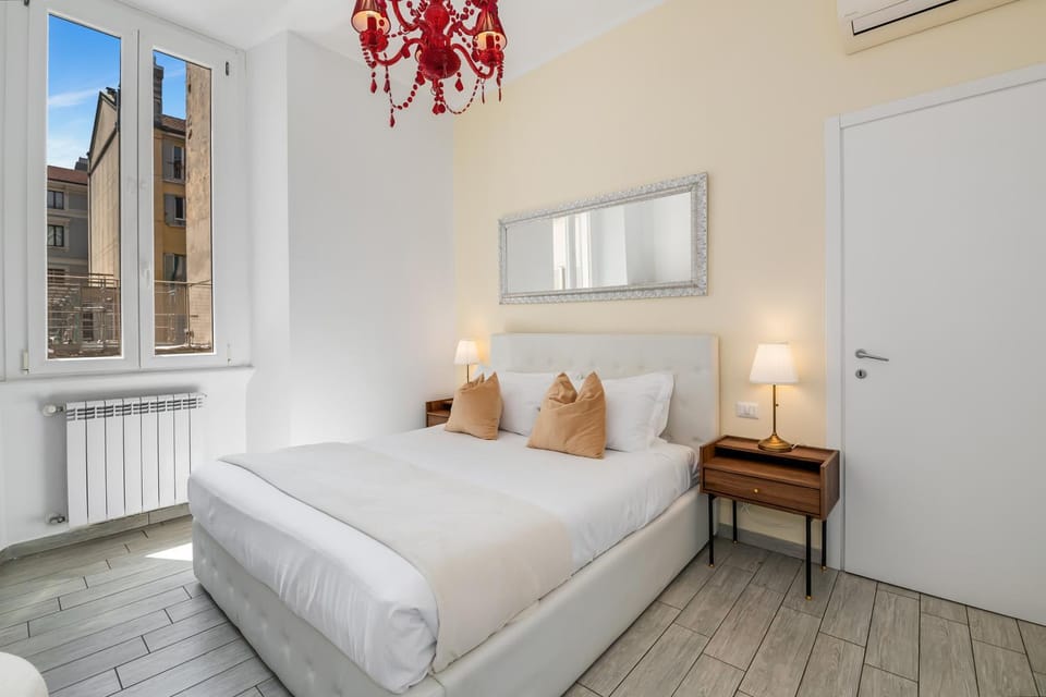 Bed, Photo of the whole room, Bedroom, air conditioner