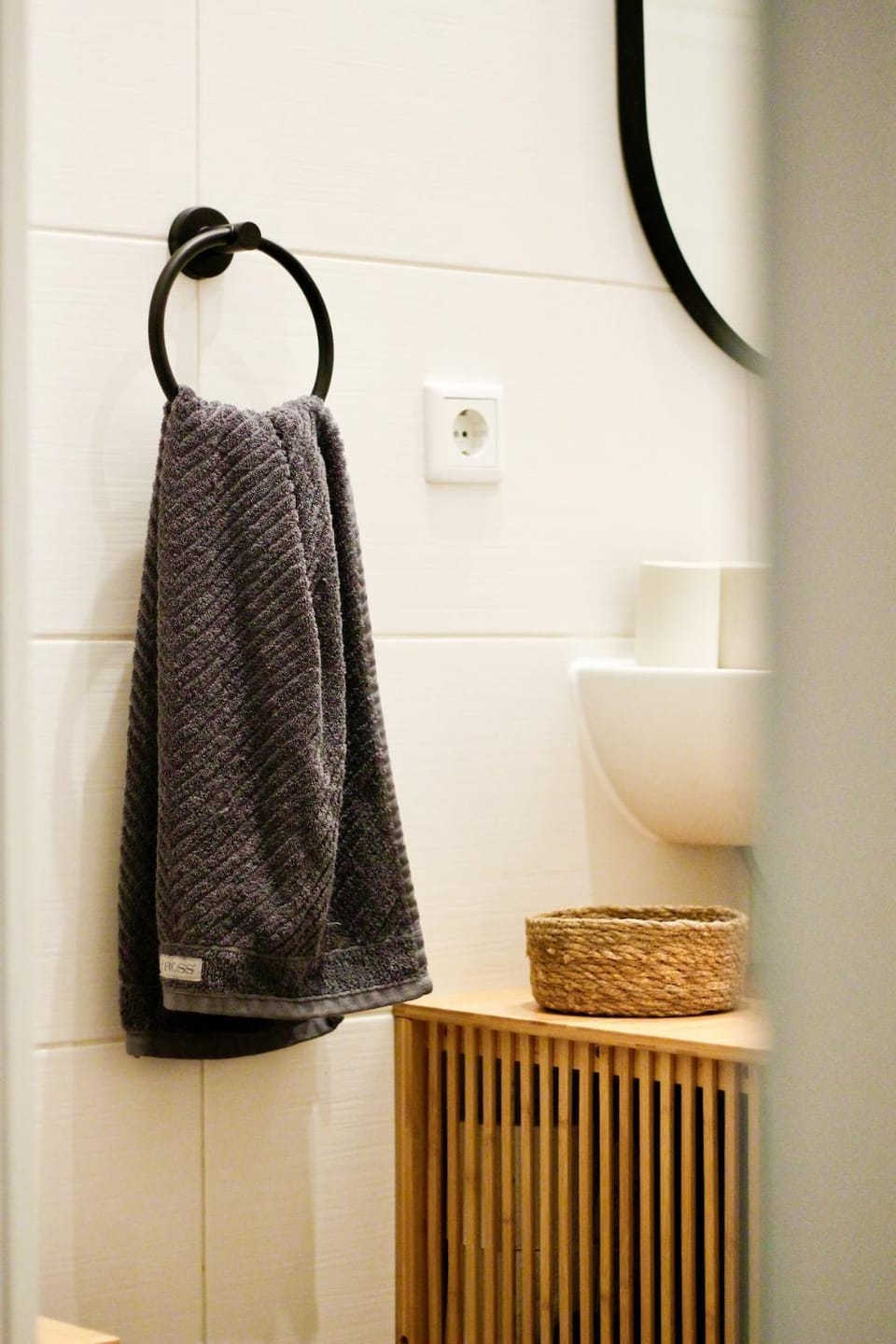 Bathroom, towels, towels