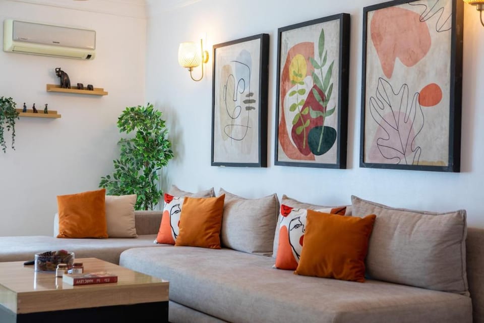 2 BEDROOMS, AC, Parking, Fiber, Elevator - Arribat Mall Apartment in Rabat