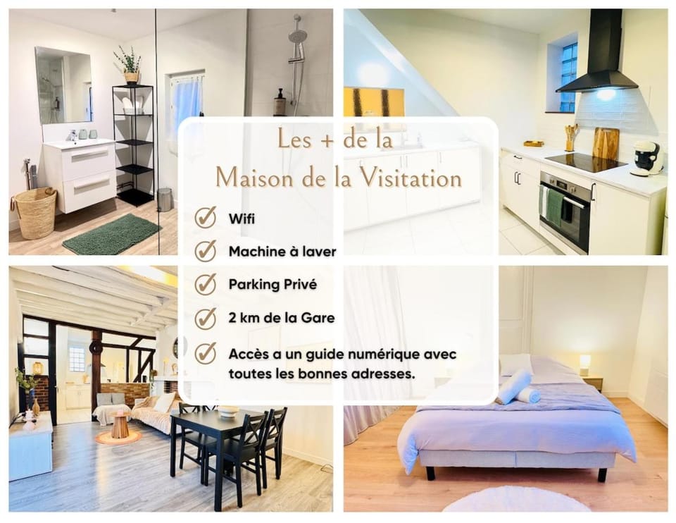 La Maison de la Visitation - Proche Centre & Wifi House in Troyes