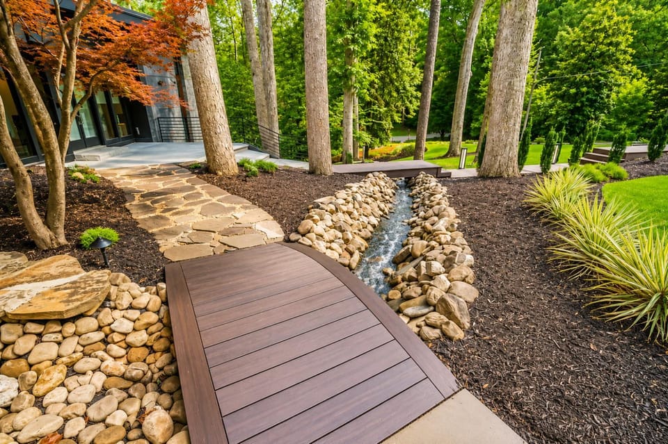 Natural landscape, Garden, Garden view