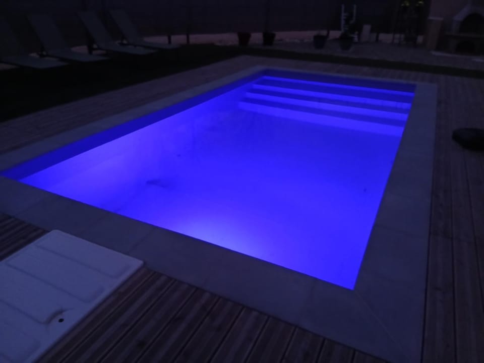 Night, Swimming pool