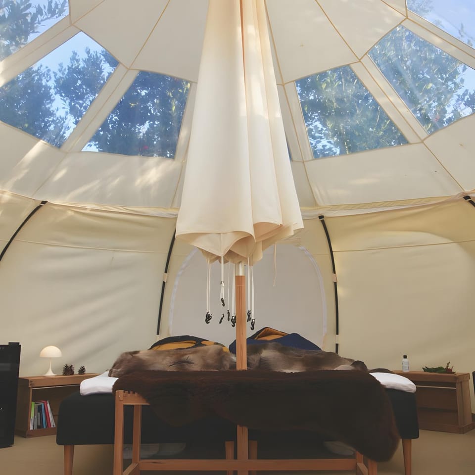 Bed, Living room