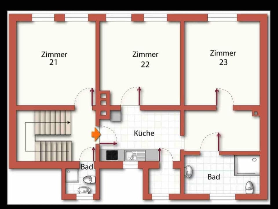 Geräumige Wohnung im 1OG Herzen Schleswig-Holsteins Apartment in Neumünster
