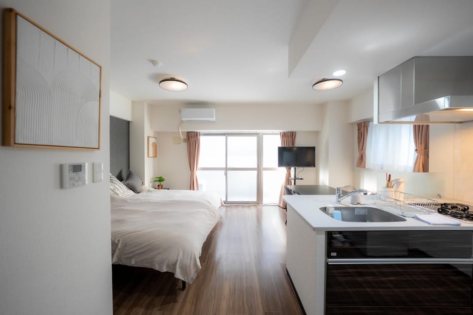 Bed, Living room, Bedroom