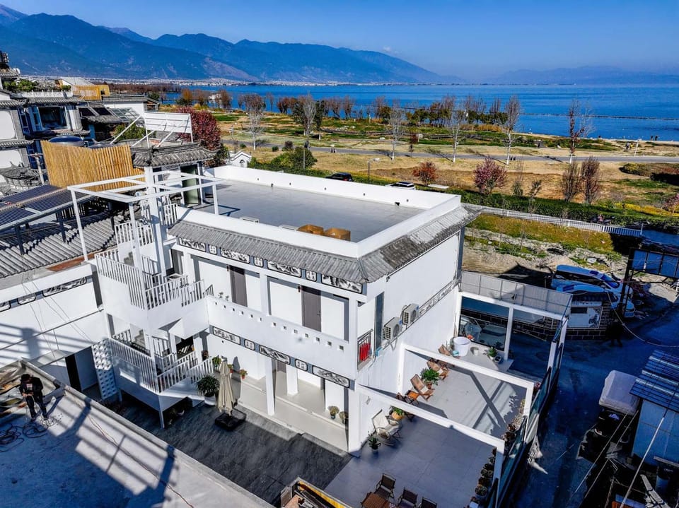 Property building, Day, Natural landscape, Bird's eye view, Sea view