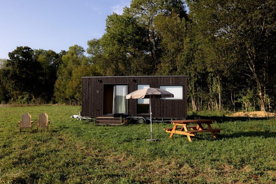 Sainte Colombe - Parcel Tiny House - Tiny House au coeur d'une ferme dans la Brie proche Paris MAE-6111 Nature lodge in Île-de-France