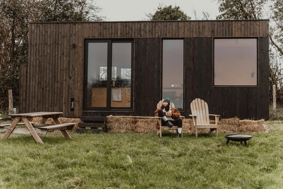 Alpes Mancelles - Parcel Tiny House - Tiny house dans une ferme au coeur des Alpes Mancelles MAE-9813 Nature lodge in Pays de la Loire