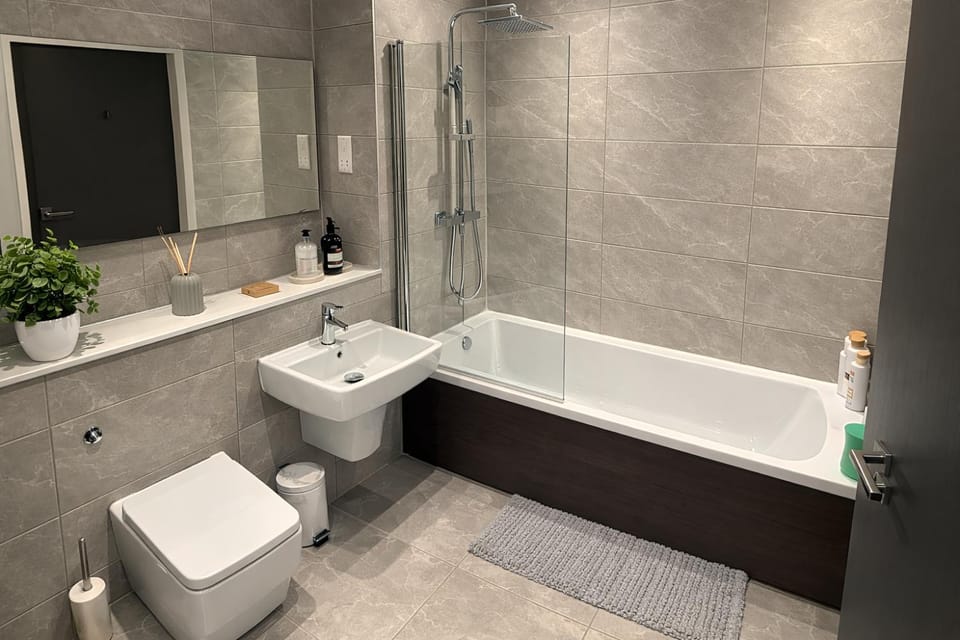 Toilet, Bathroom, Bath