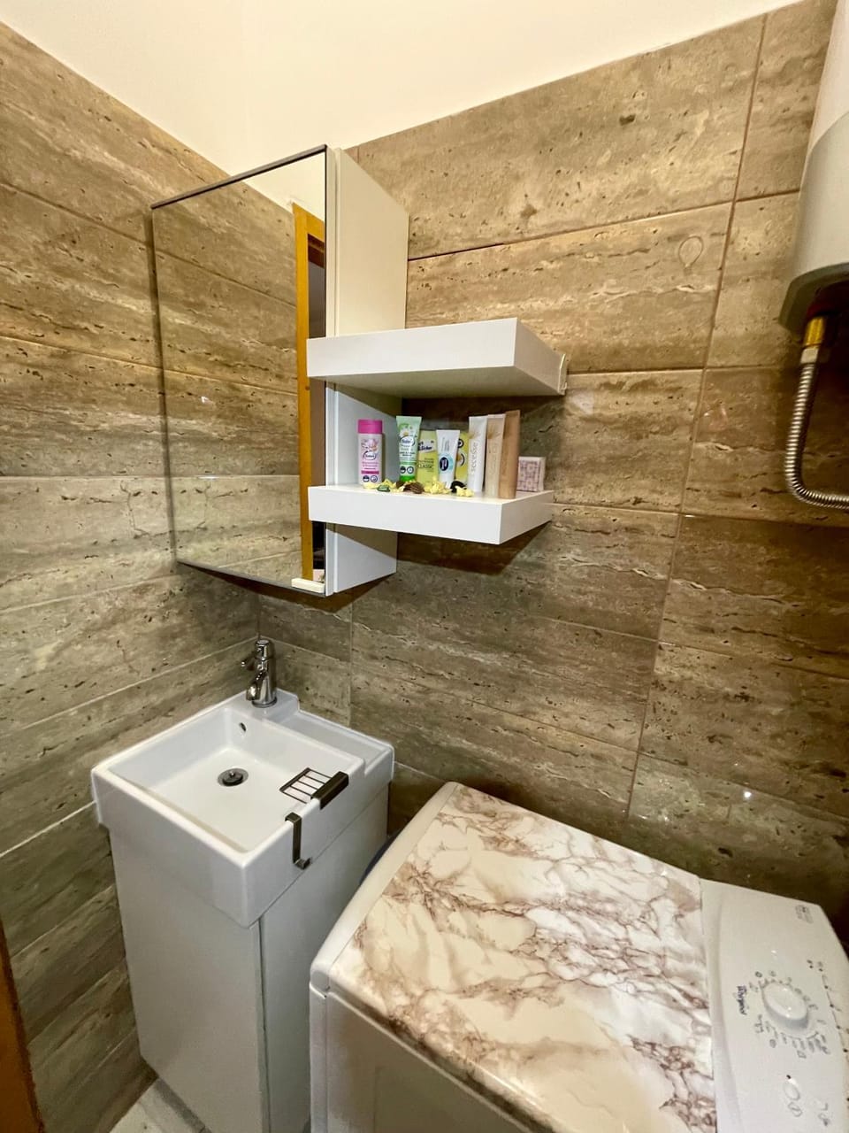 Bathroom, washing machine, washing machine
