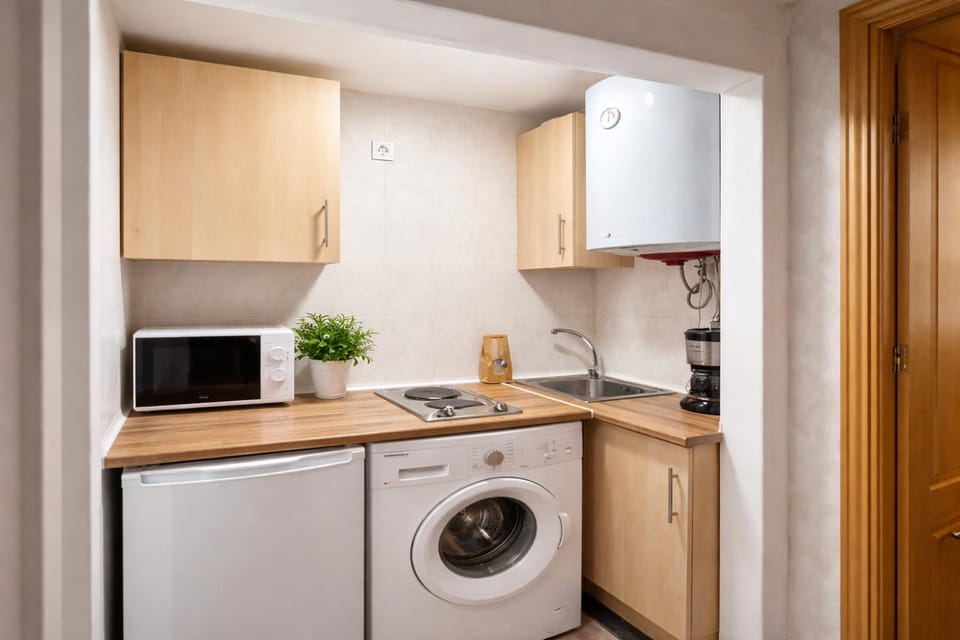 microwave, washing machine