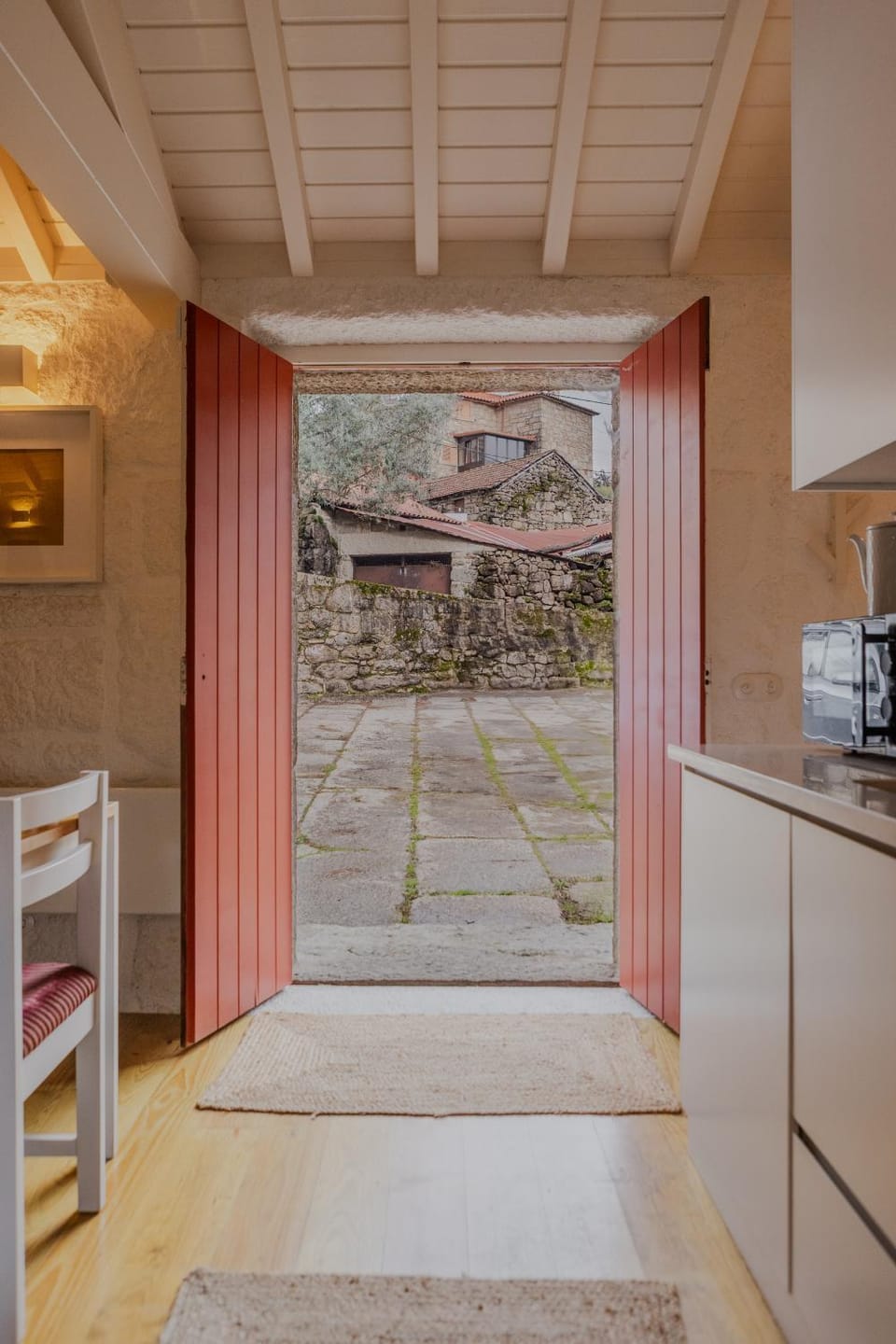 Facade/entrance, View (from property/room), Inner courtyard view, Parking, kitchen