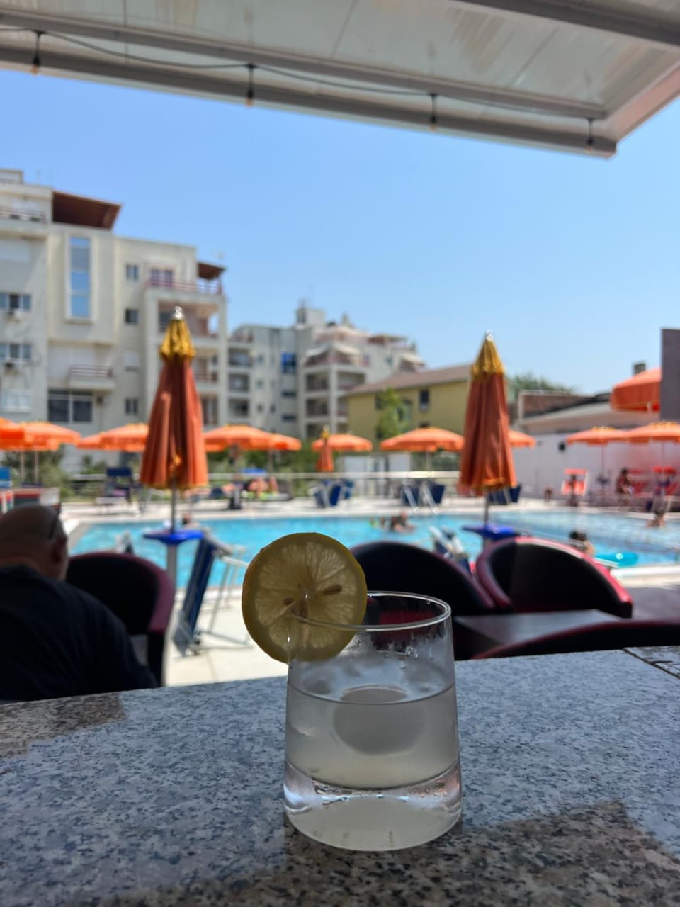 Food and drinks, Pool view, Swimming pool, Drinks