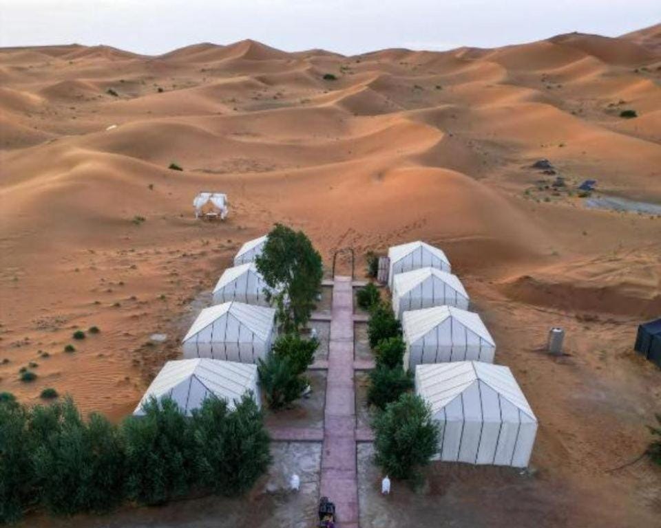 Elite Sahara Desert Camp Luxury tent in Morocco