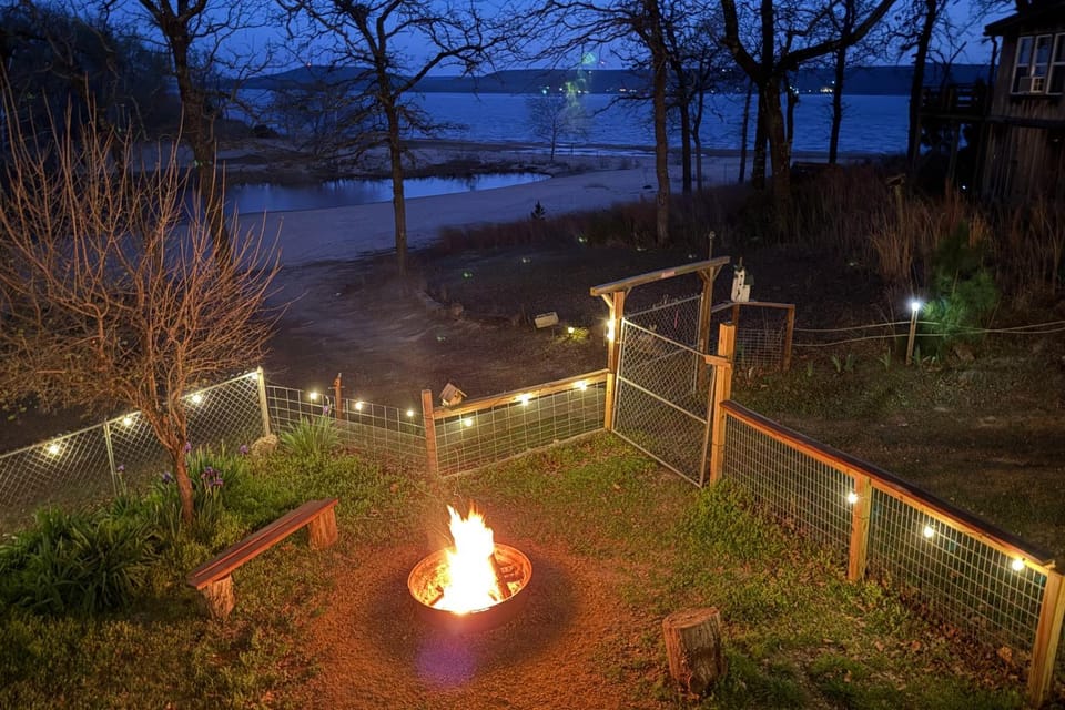 Private Beach & Fishing Pond! Eufaula Family Cabin Cabin in Eufaula