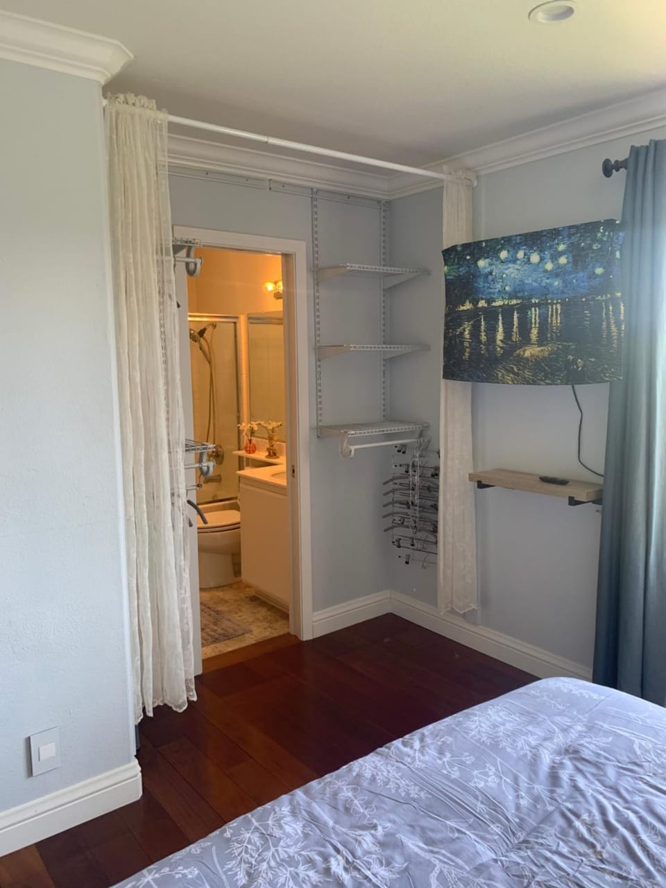 Bed, Bathroom, Bedroom, wardrobe