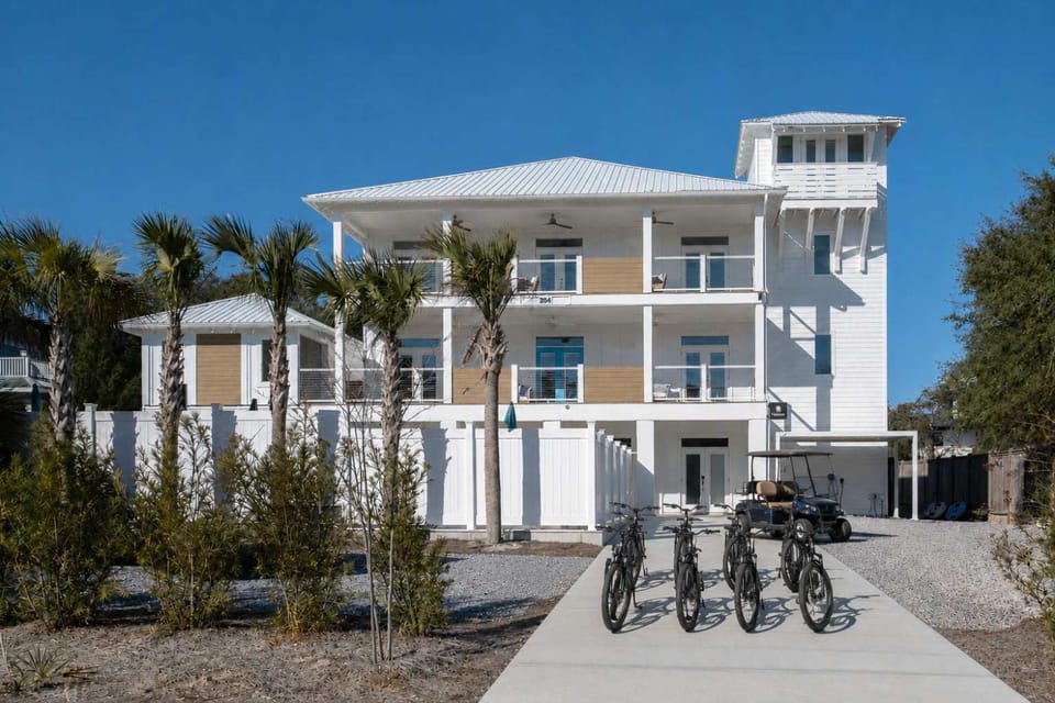 Sea Breeze Sanctuary 11BR Gulf-View 30A Estate House in South Walton County