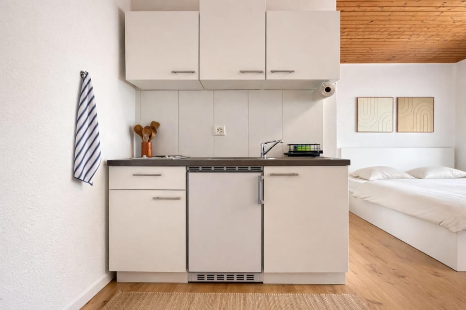 Kitchen or kitchenette, kitchen