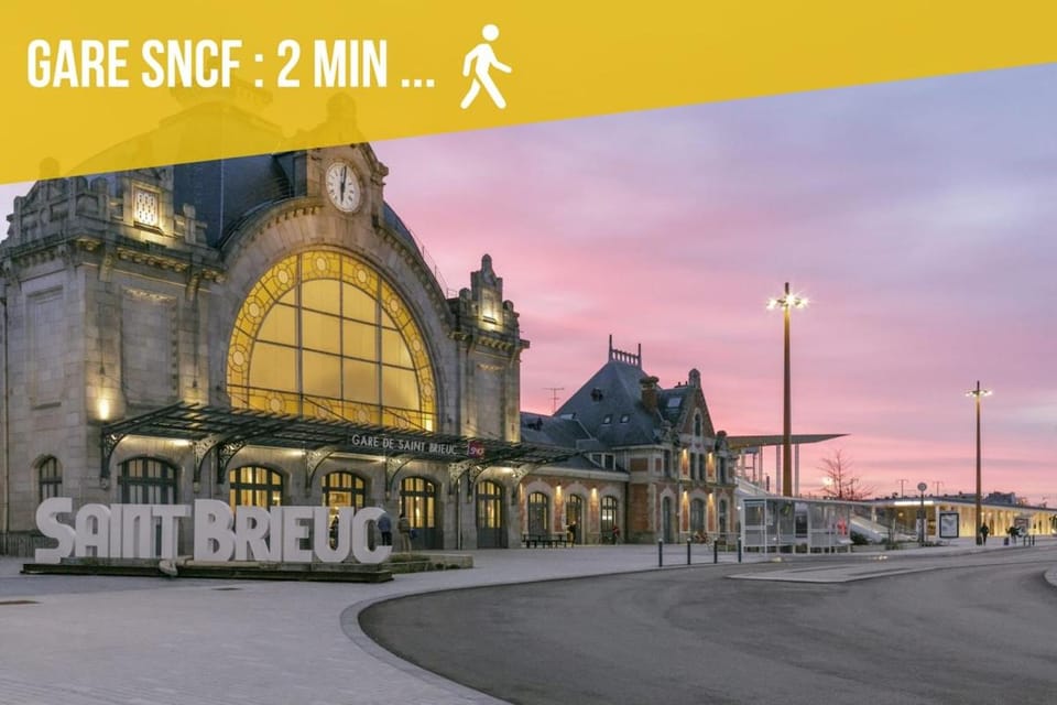 Le Briocéa - Wi-Fi - Television - Train station Apartment in Brittany