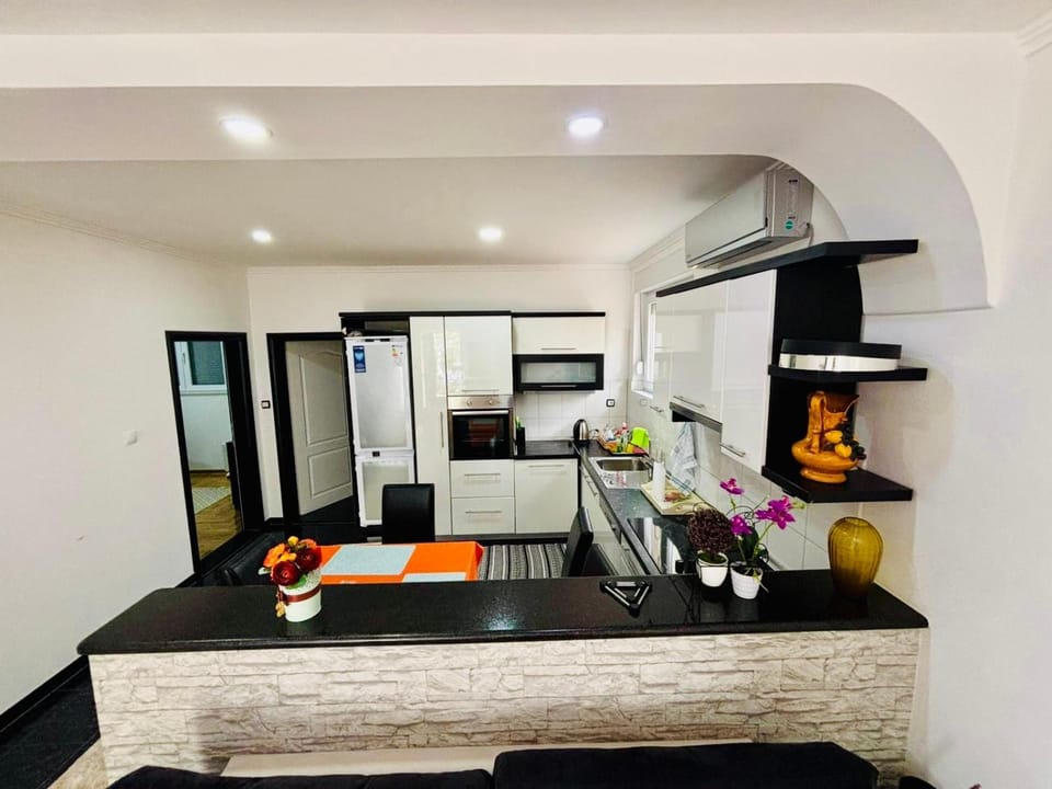 Kitchen or kitchenette, Dining area, oven, stove