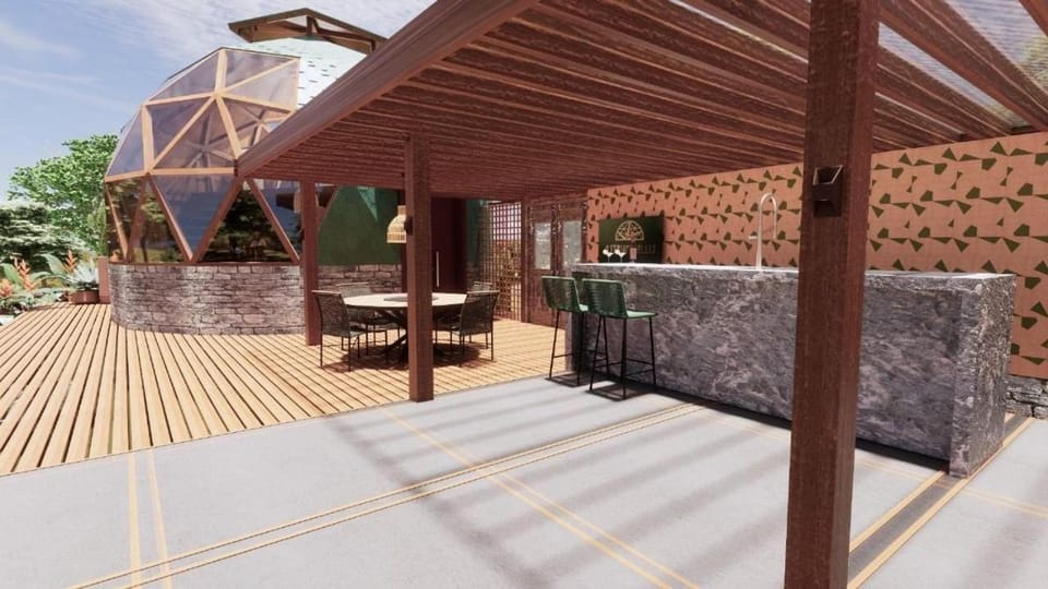 Domo Geodesico de Luxo Astrum Vallis House in State of Bahia