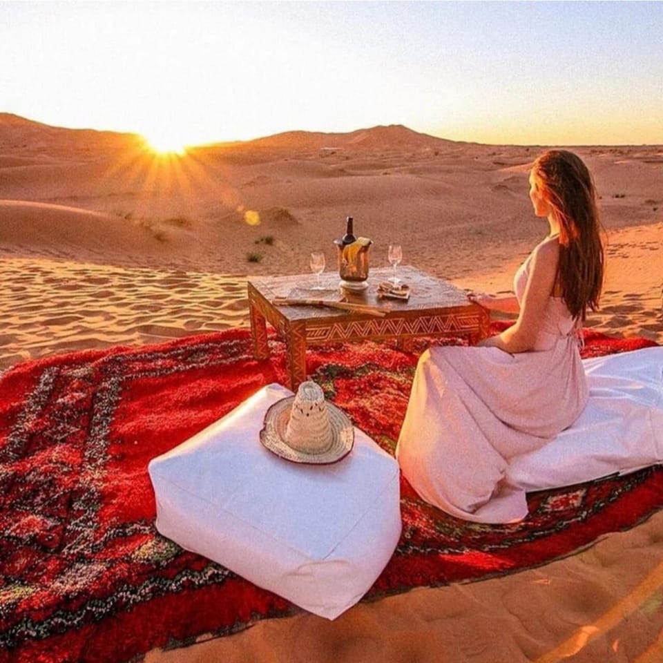 Seating area, Sunset