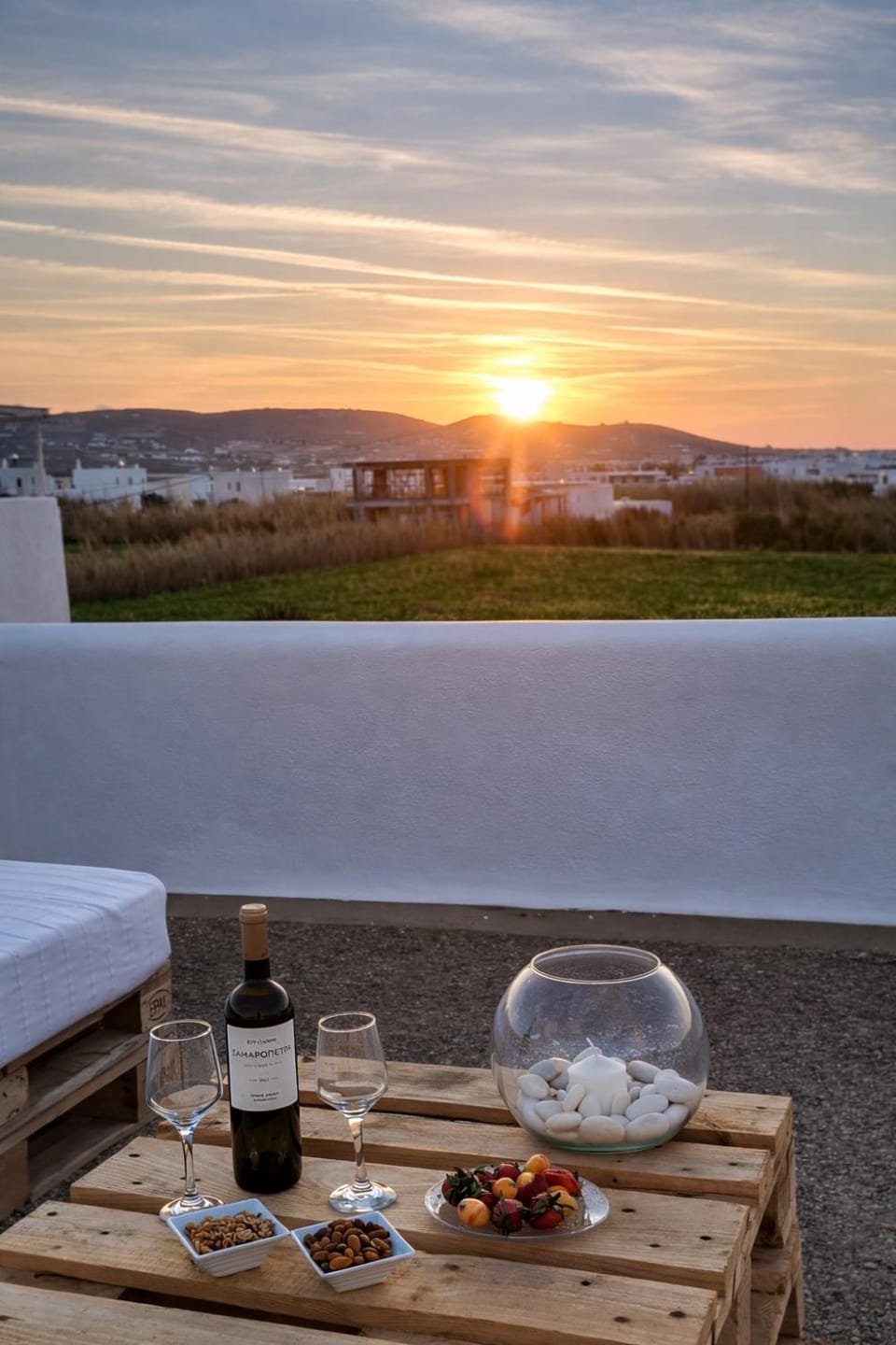 Natural landscape, View (from property/room), Balcony/Terrace, Sunset