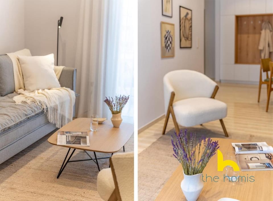 Sunlit 2BDR Family APT, Near Sea & City Center! Apartment in Kallithea