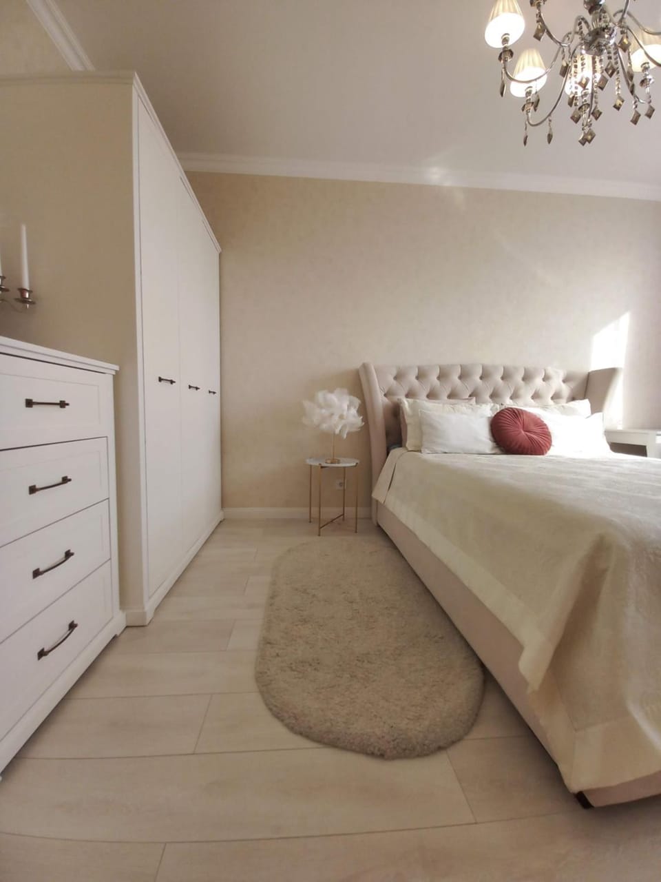 Bed, Photo of the whole room, Bedroom, wardrobe