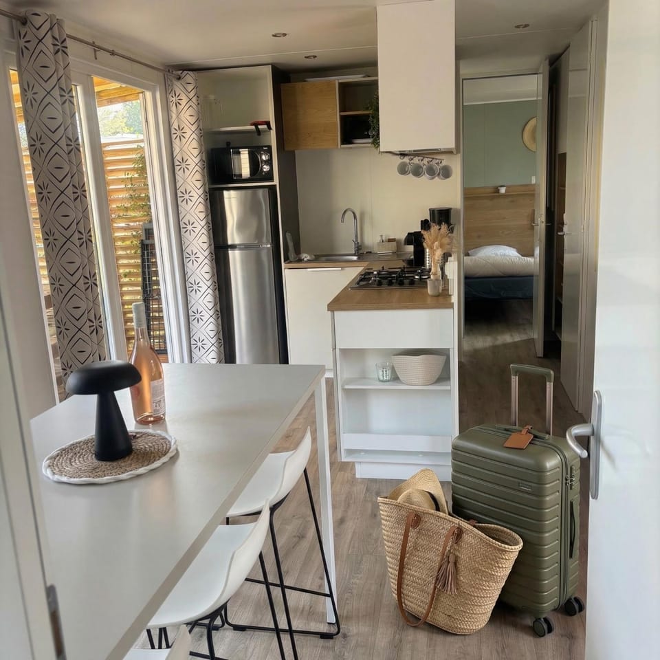 Mobilhome ULTIMATE XXL 6p Mayotte Vacances 5 Campground/ 
RV Resort in Sanguinet