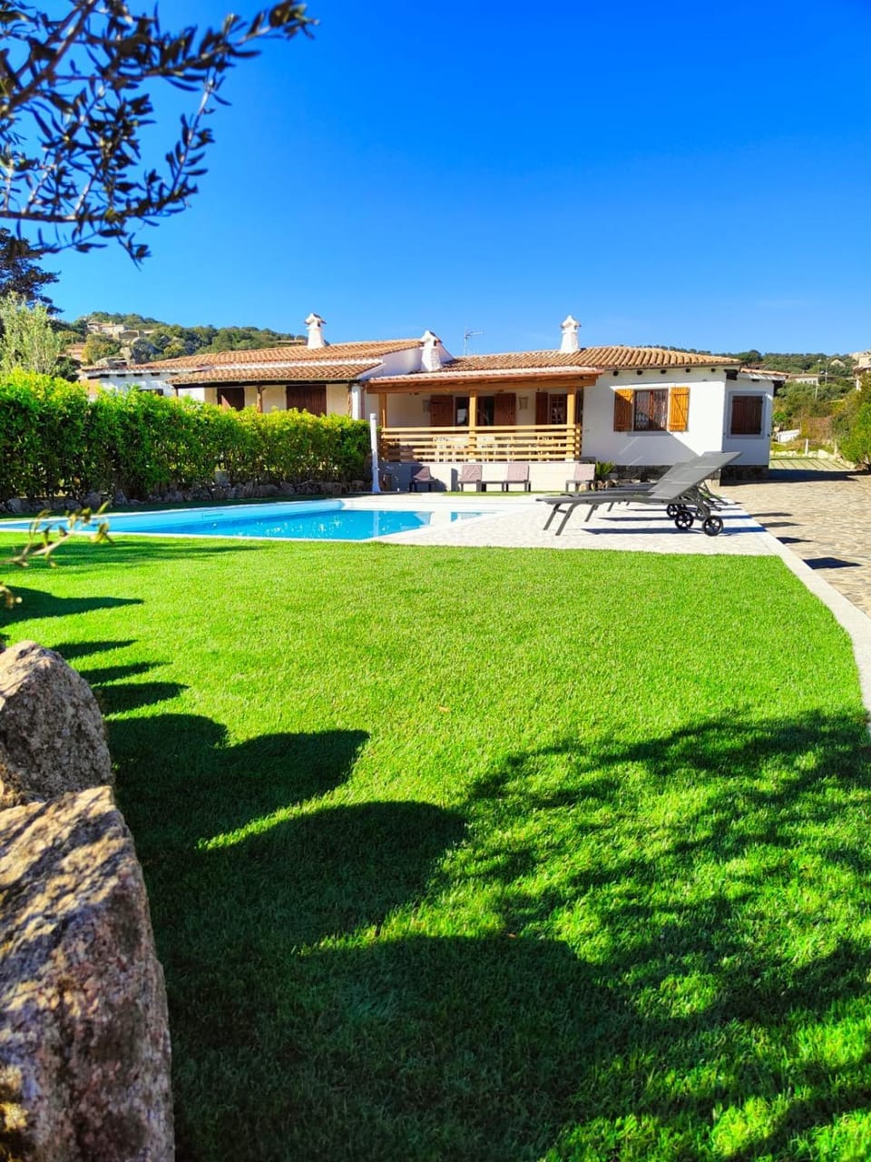 Garden view, Swimming pool, sunbed