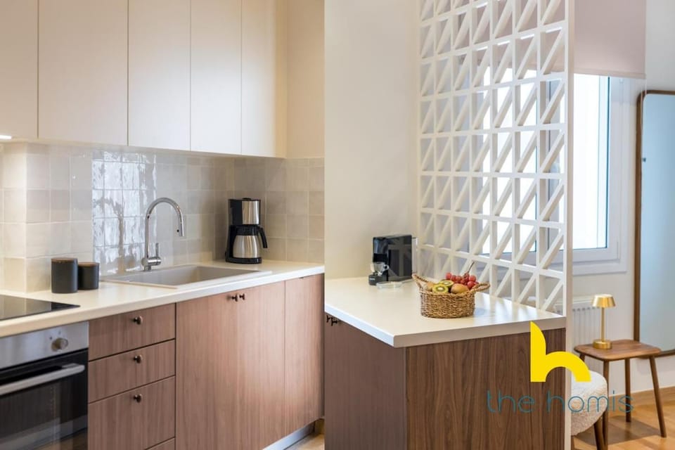 Elegant 2-Bedroom Home with Fireplace & Balcony Apartment in Athens