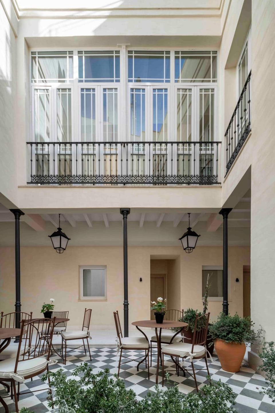 Property building, Patio