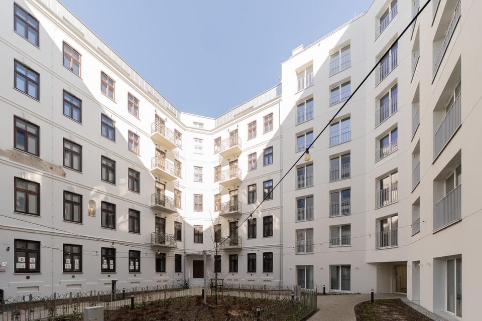 Property building, Patio