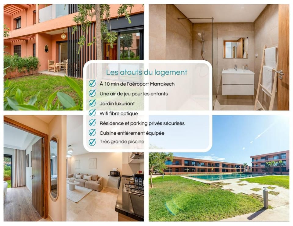 Nina cosy - Luxe & Moderne with 4 pools Apartment in Marrakesh