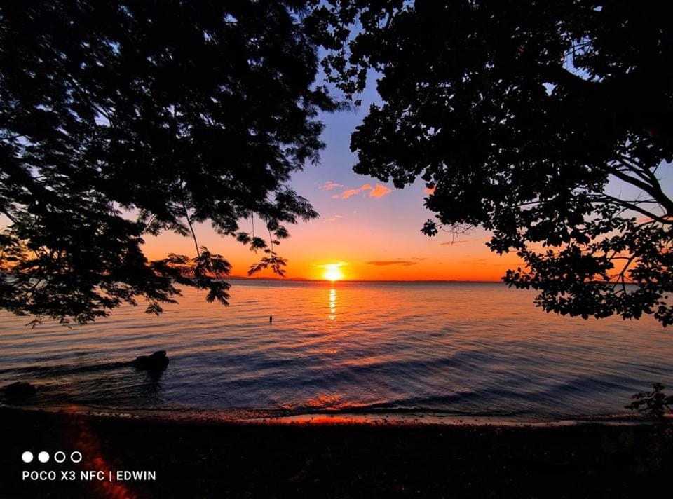 Natural landscape, Lake view, Sunset