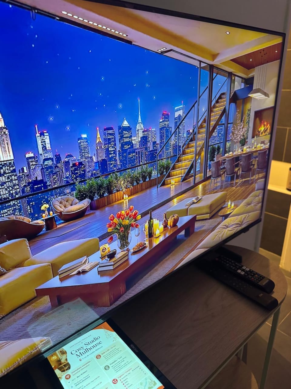 Communal lounge/ TV room, Night, TV and multimedia, View (from property/room), Living room, Seating area, Evening entertainment